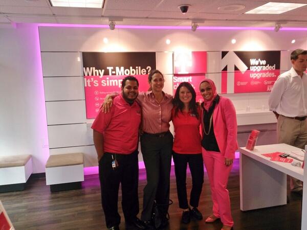 16 year tenure customer comming in for her new iPhone :) We love our loyal customers :)