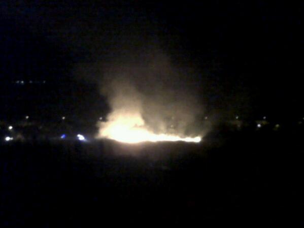 Carminayleo's tweet photo. Fuego en la ronda norte d cc http://t.co/KINsLkTmsf