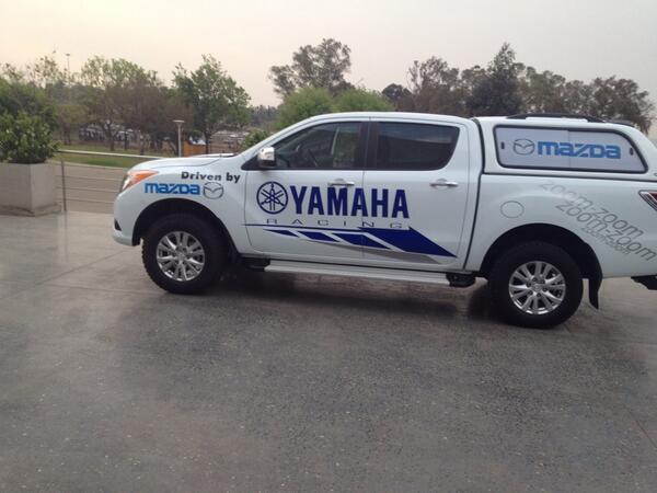 The Mazda BT 50 d/cab 4X4 looking even more slick with her new clothes <a href="/Mazda_SA/">Mazda Southern Africa</a> <a href="/YamahaLiveLife/">Yamaha SA</a> <a href="/WayneEaglestone/">Wayne Eaglestone</a>