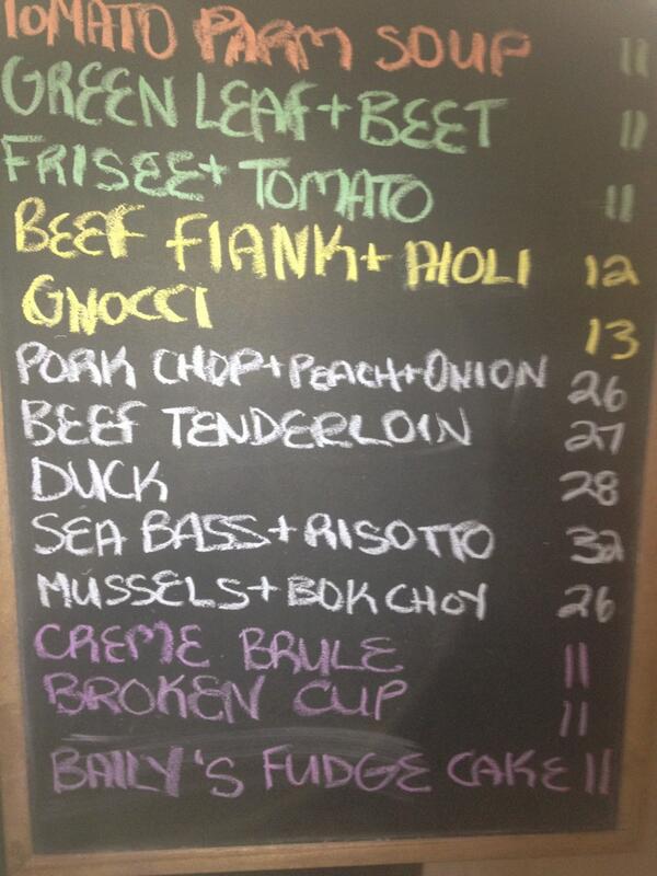 NicheYEG's tweet photo. Tonight's menu at Niche.  Wine feature $10 Skulls Shirazl http://t.co/qVsWE1Et3B
