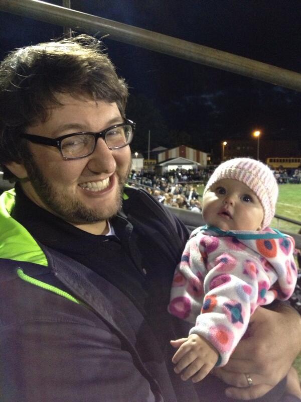 elliectricity's tweet photo. My first football game!  Go CMB! http://t.co/DsuUiWLG9Z