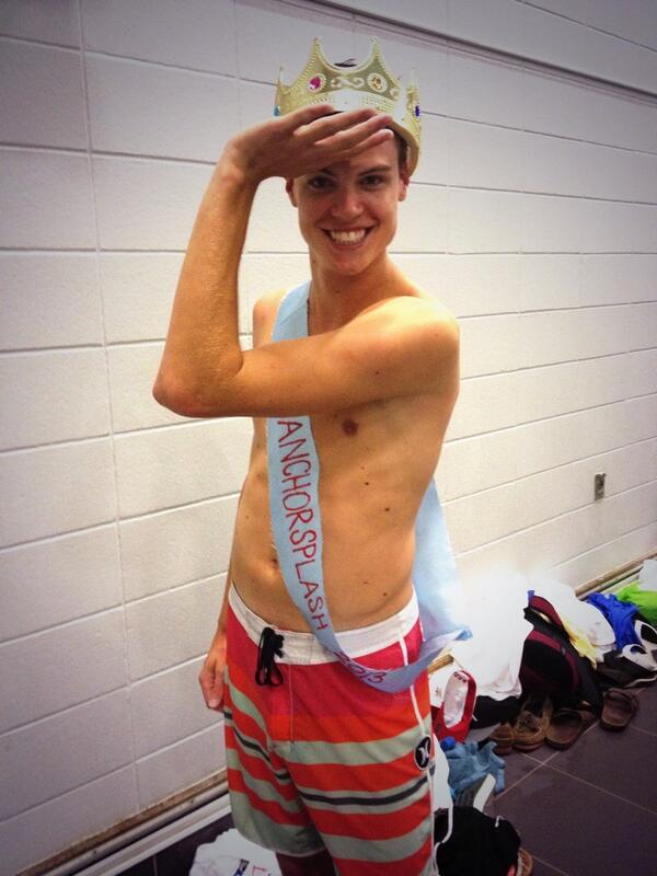 UNLanchorsplash's tweet photo. Congratulations to Mr. Walker Patten of Sigma Chi for being crowned Mr. Anchorsplash! #teammiley http://t.co/LPTjt07ZhB