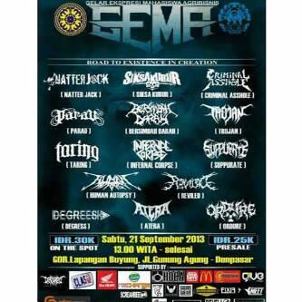 Slmat pagi! Jngan lupa nnti kami live @ lap buyung.. Dtng dr awal acara guys.. Mari rmaikan &amp; brsenang".. Respect \m/