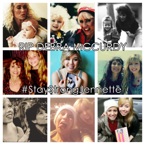 12Mariafernada's tweet photo. #StayStrongJennette #WeLoveYouJennette #RIPDebraMcCurdy we always will supprt you Jenn. I'm praying for the McCurdy's http://t.co/gRkpNEiWSx