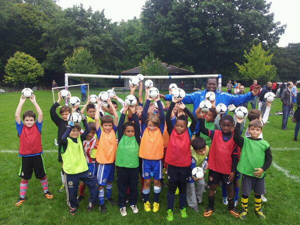 percyotb's tweet photo. Happy players @Carjule Football Club http://t.co/K35FSpJJyO