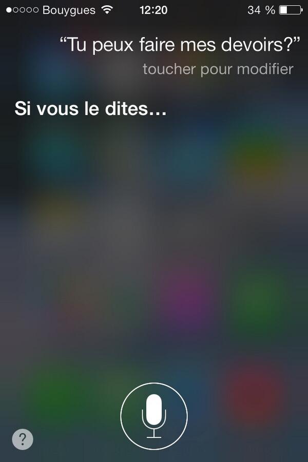 DoryOff's tweet photo. "- Maman, je peux avoir un iPhone?
- pourquoi t'aurais besoin de ça?
- parce que... :')" http://t.co/wRdjnvBk7p