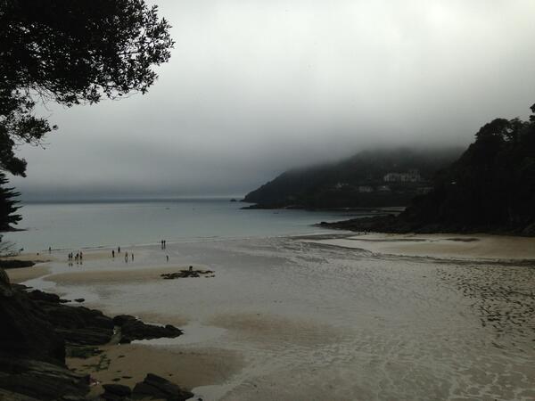 Hanging mist in #salcombe at the moment