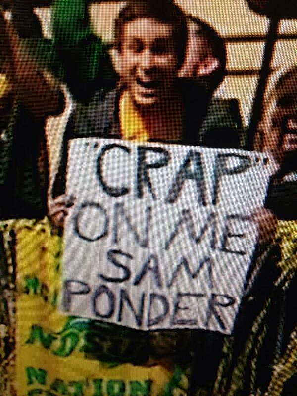 AtheistPonder's tweet image. How dare you? Who do you think you are? #onlyIcansaythat #SamPonder #mywife #CollegeGameDay