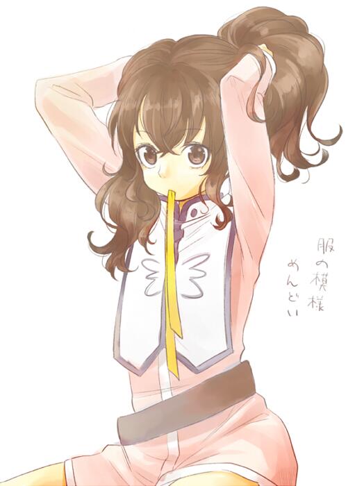 「アニスは髪の毛くりんくりんで描くの楽しい 」|ロボクのイラスト