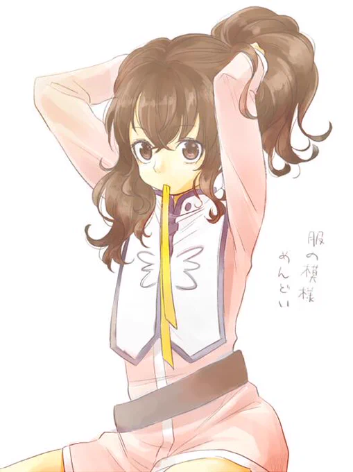 アニスは髪の毛くりんくりんで描くの楽しい 