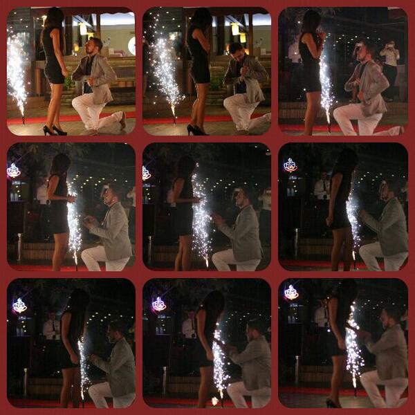 Evlenme teklifì ve sonuc tabiki EVET:)