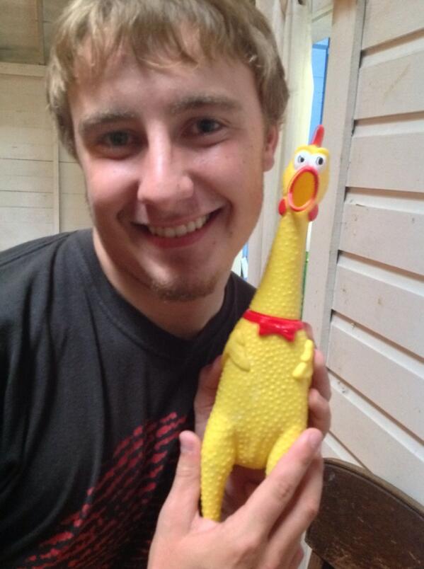 RHSSExchange's tweet photo. New member of the #RHSSExchange - Bob the Chicken! #cluck #cluck 
#YLCC #RHSS #Sophianum http://t.co/Sh0kaWMjGL