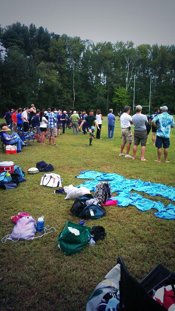 Big alumni turnout for the game today! Go River!