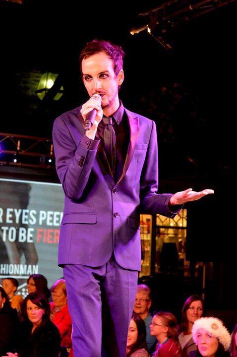 @minxologist himself on the catwalk at the Craft Village in Derry for culture night