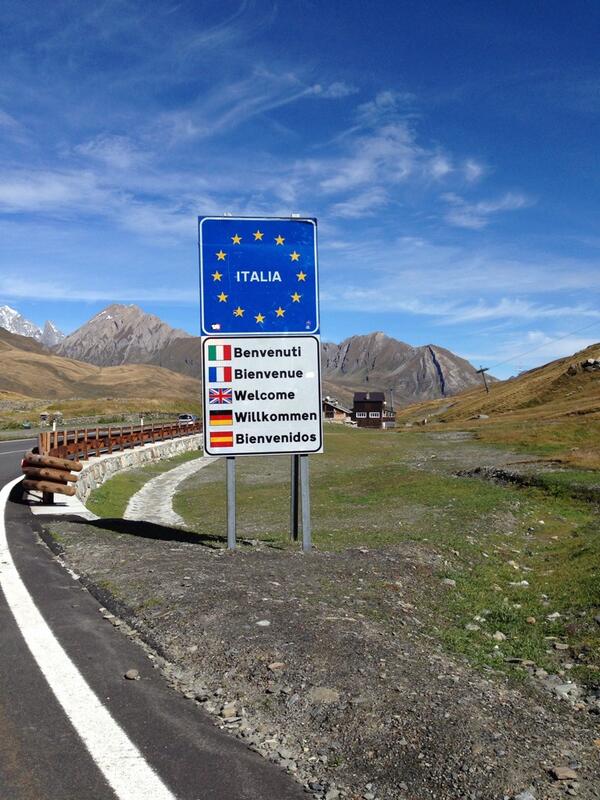 TheGoaties's tweet photo. St Bruno pass from France to Italy . . . Great fun running in convoy and cracking views http://t.co/qupRonoYRN