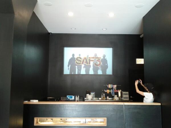 BercosPopcorn's tweet photo. SAF3 ON THE BIG SCREEN! #SAF3 http://t.co/NGMuzgn2xv