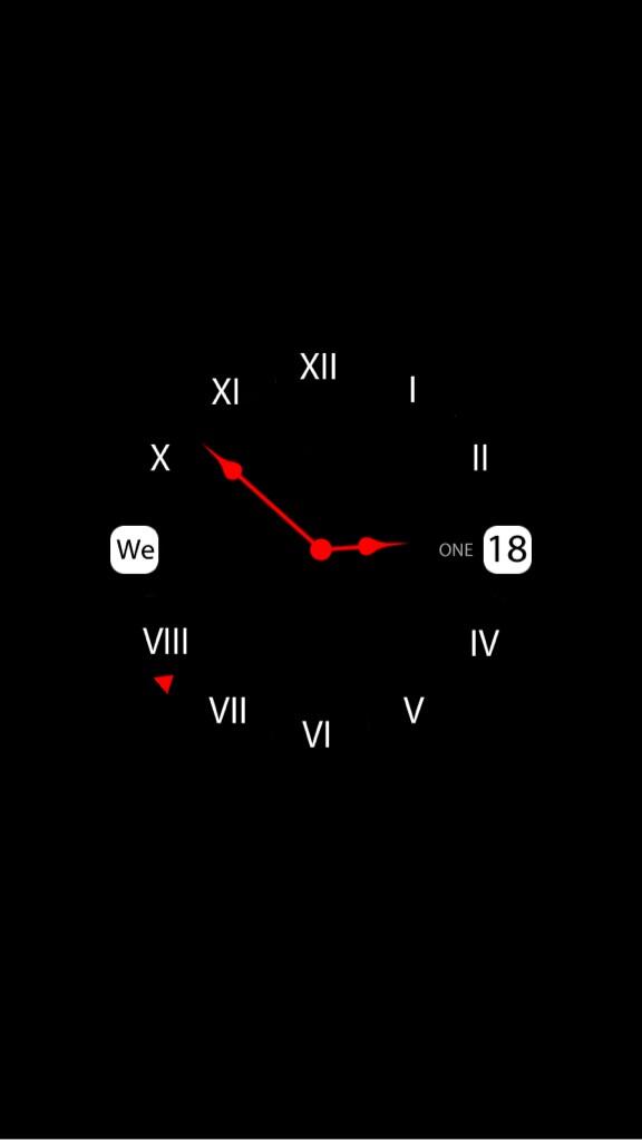 oneclock24's tweet image. new hands design : classic with roman dial, day name and second