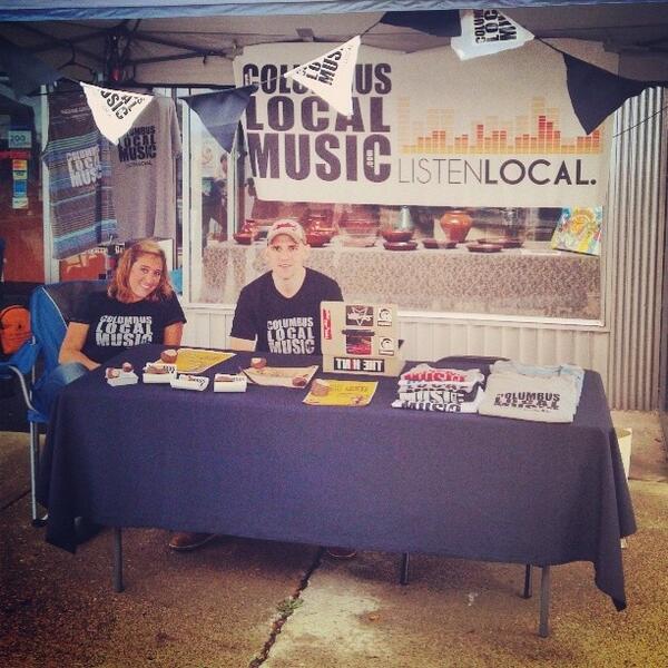 CbusLocalMusic's tweet image. Stop by and see us, maybe? #BuyAShirt #ThisIsIndependent