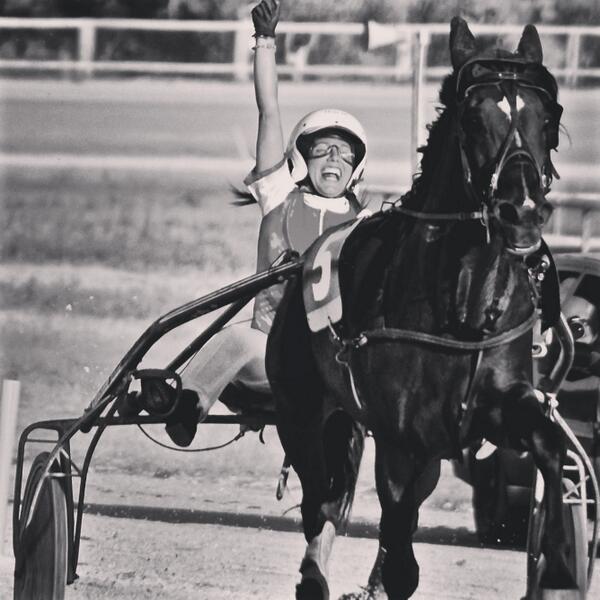 ...l'emozione che una corsa di cavalli ti può regalare...
[In foto:Maggio Del Par &amp; la pazza] :-)