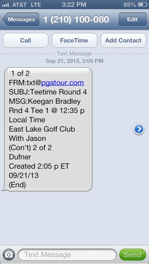 Keegan_Bradley's tweet photo. This could get weird #duffdaddy http://t.co/8NUBqqMvqq