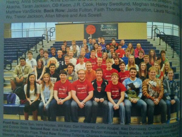 Cdubzz777's tweet photo. Best looking photo in the yearbook @benelsbernd http://t.co/ImFzLcgn4N