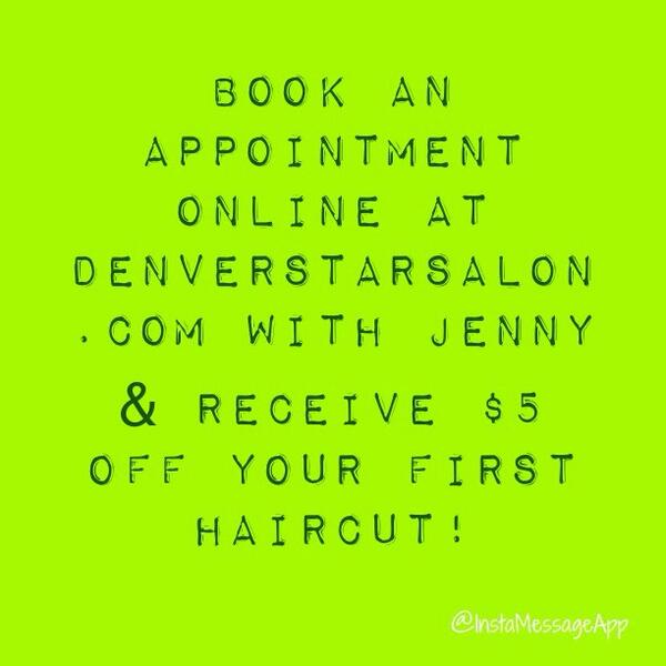 DenverStarSalon's tweet image. Book an appointment with Jenny TODAY! #denverstarsalon #5280 #denveralist #bumblesalon #weeklyspecial