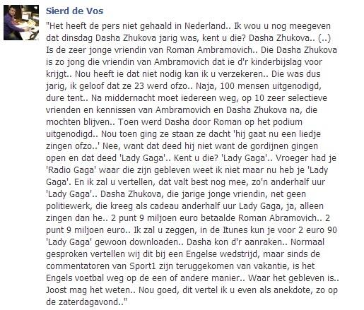 voetbalzonenl's tweet photo. Sierd de Vos had tijdens de wedstrijd Rayo Vallecano-Barcelona weer wat bijzondere informatie. http://t.co/G3iyAM1m42