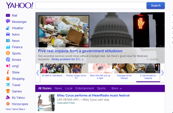Jodabe2's tweet photo. #newsfail #governmentshutdown #yahoo #shtudown http://t.co/7OGHPzZndS
