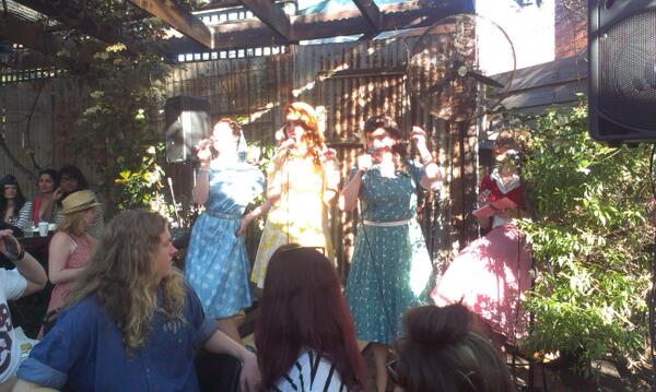 Wes_Anne's tweet photo. Bobby &amp; the pins - funny &amp; fabulous. http://t.co/ZPlTyVpmJv