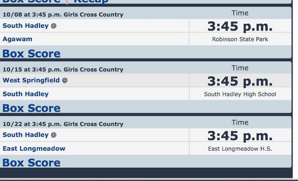 Girls Cross Country