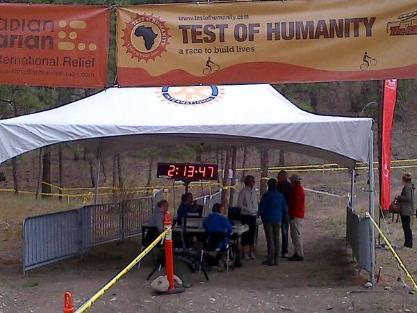 RonCannan's tweet image. @ starting line @ #testofhumanity bike ride fund raiser for Cdn Humanitarian #summerland #okanagan