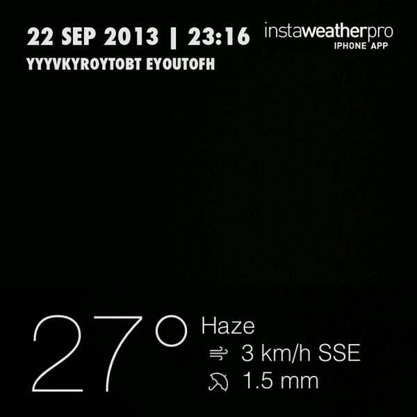 #instaweather ed @#instaweatherpro #ciputat #indonesia #http://instaweather.me/r/iw/