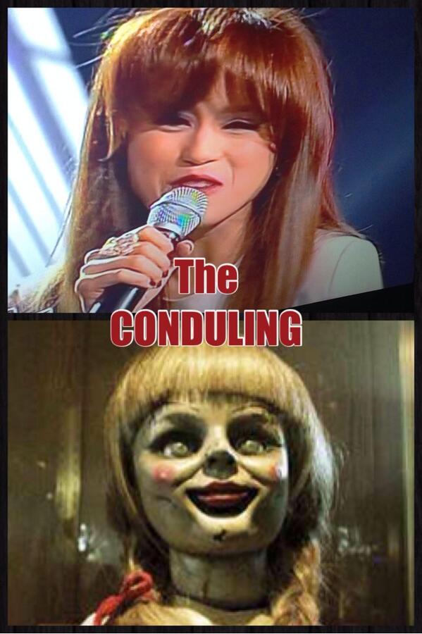 AngeL_LocKring's tweet photo. 'The CONDULING' 
Starring : Toni Gonzaga as HERSELF 
#VoicePHTop8 http://t.co/MqCQHM5ShI