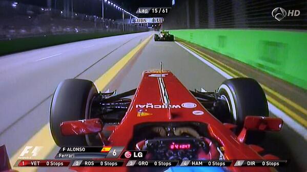 esteromero's tweet photo. Push Alonso, push!!! Viendo F1 con @adrianosuarez85 http://t.co/l7rTy6q6cd