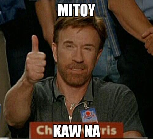 Chuck Norris after hearing Mitoy's Power Of Love #VoicePHTop8