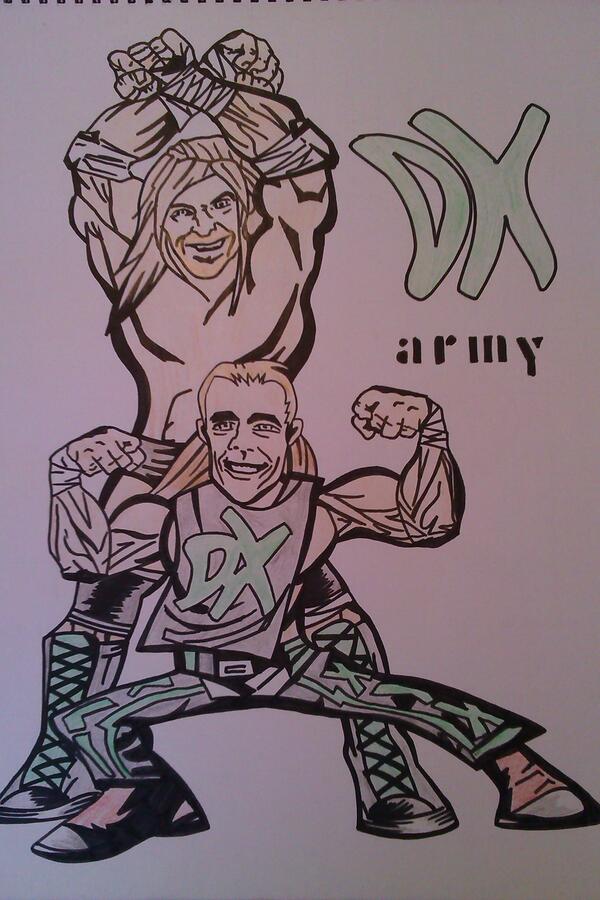 TripleH's tweet image. “@ghills433: @TripleH what do you think of this drawing I did of DX? http://t.co/fOrpME0vHz” cool