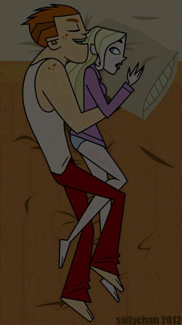 TotalDramaPics's tweet photo. Dawn and Scott asleep... #Dott #TDCouples #DawnxScott #TotalDramaRevengeOfTheIsland #TDROTI http://t.co/EHN7uhliRa