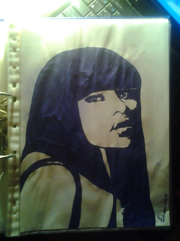 DominaMar's tweet image. Yes, this is @NICKIMINAJ ART again ! I love her ♥ Follow me @DominaMar NOW ! Please #RT and #FAVOURITE ★