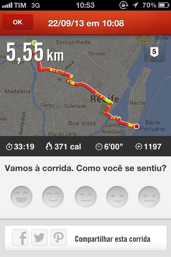 luisasants's tweet image. Nada mal p um domingo... #run2live 🏃💪