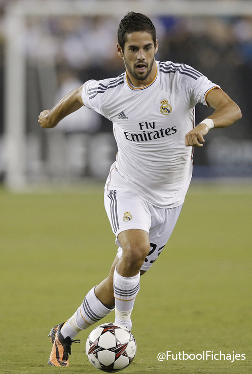 FutboolFichajes's tweet photo. 6 partidos, 5 goles, 2 asistencias. El es simplemente FANTAST-ISCO. #RealMadrid http://t.co/GawZOLspqf