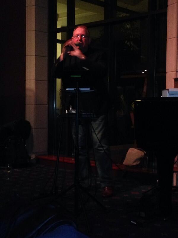 Hope_Happens's tweet photo. The fantastic entertainment continues in Merlin's bar @TheCelticManor @StAnnesHospice @SDFHC http://t.co/PStAxzRIeB