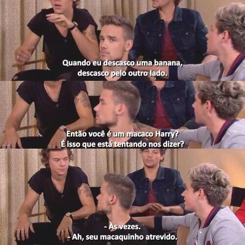 SORRYWILK's tweet photo. Harry é um macaco as vezes kkkkk http://t.co/uX4Ca6efaZ