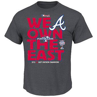 we own the east braves shirt