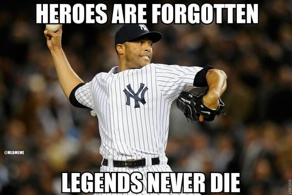 MLBMeme's tweet photo. Today was Mariano Rivera Day at Yankee Stadium!       

RT for Mo's last Sunday afternoon at Yankee Stadium! http://t.co/uGhEj7tHk4