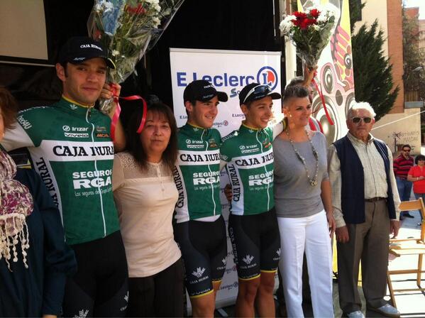El <a href="/CajaRural_RGA/">Team Caja Rural-RGA</a> #Amateur arrasa en la Clásica carrera de #SanSaturio2013 Victoria individuales y por equipos.