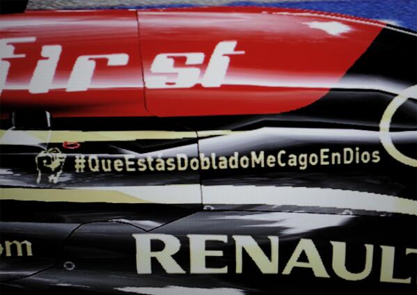 WRSC_Lotus's tweet photo. Perfecto. #QueEstásDobladoMeCagoEnDios http://t.co/yxuyCPtNyV