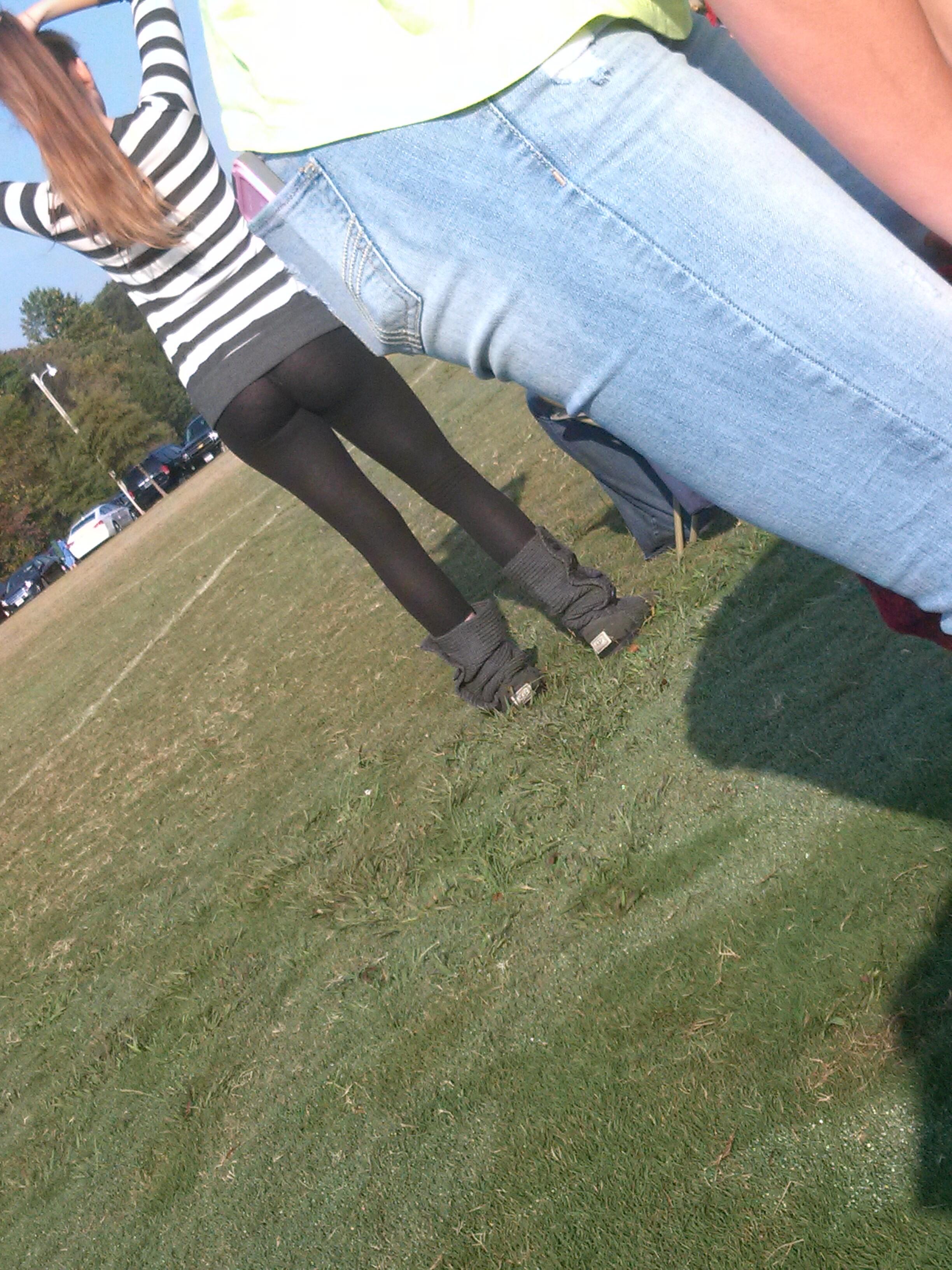 Girls in hotsell see threw leggings