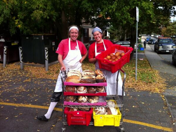 JeanetteAbe's tweet photo. Off they go to Wellington  @Bridgehead for Saturday Bread Bar! #bridgehead http://t.co/6BCmWBFQrn
