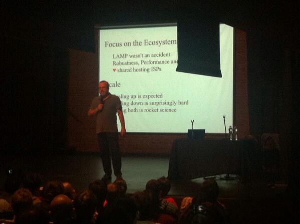 gscoglio's tweet image. El creador de PHP presente en la PHP Conference. #php #phpconferencear @rasmus