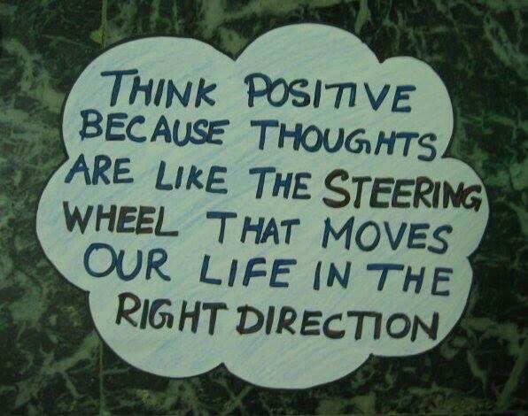 Think positive. #PositiveEnergy #Inspiration
